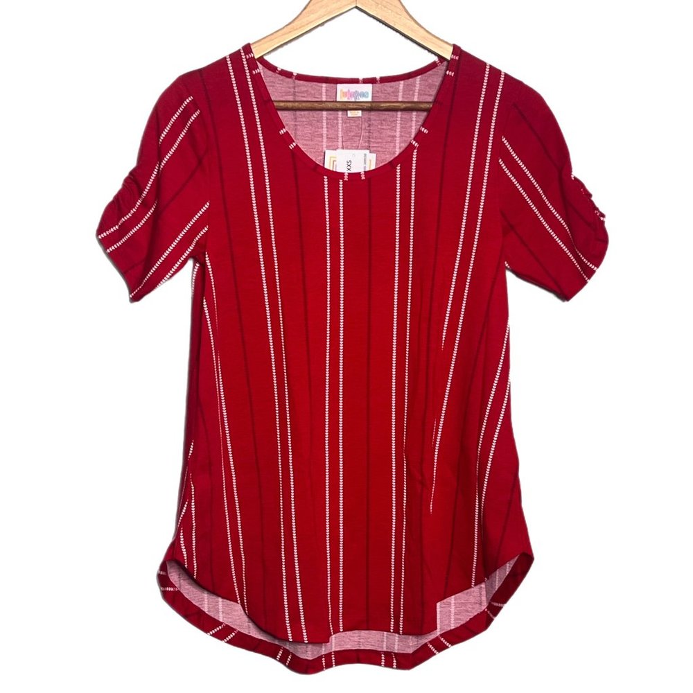 NWT XXS Tunic top with elastic sleeve. LuLaRoe Morgan